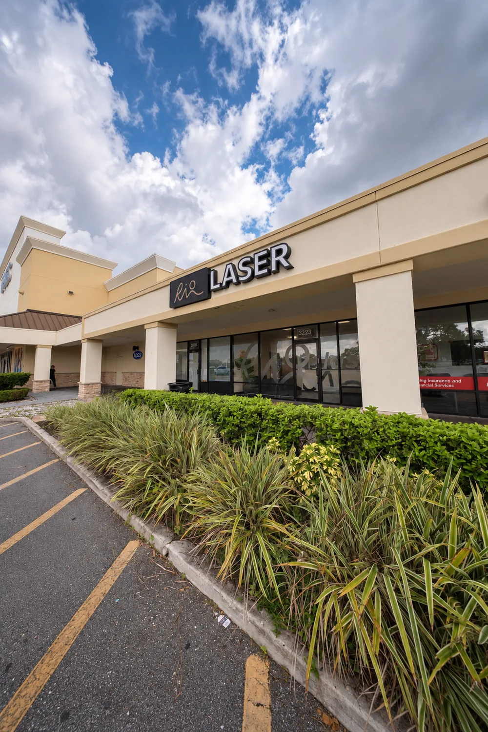 Entrance to Riolaser Kissimmee laser hair removal studio